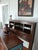 Modern Hillsdale 6 Shelf Bookcase Teak Stained For Sale - Image 3 of 4