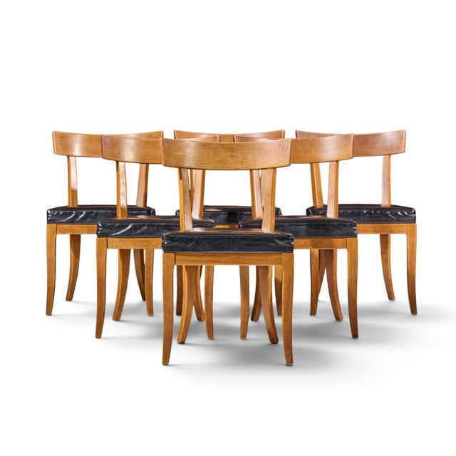 Baker Milling Road Walnut Dining Chairs - Set of 6 Each chair measures: 21 wide x 20.5 deep x 32 inches high, with a seat...