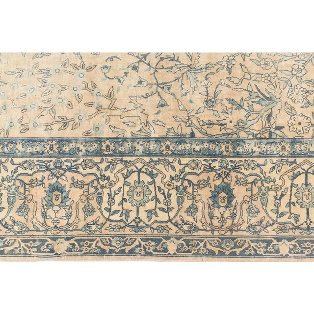 Authentic Early 20th Century Indian Handmade Rug For Sale - Image 11 of 13