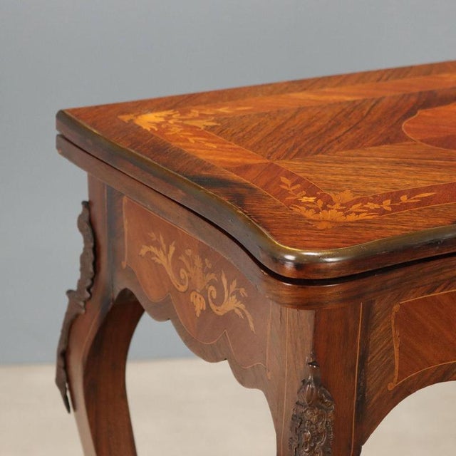 Indian Rosewood and Mahogany Game Table For Sale - Image 4 of 13