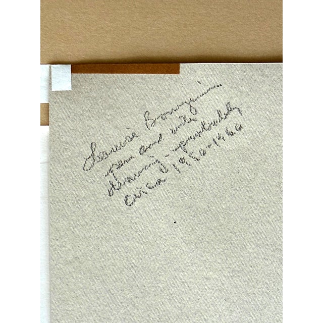 Abstract Ballpen Ink Drawing Signed Louise Bourgeois For Sale - Image 10 of 10