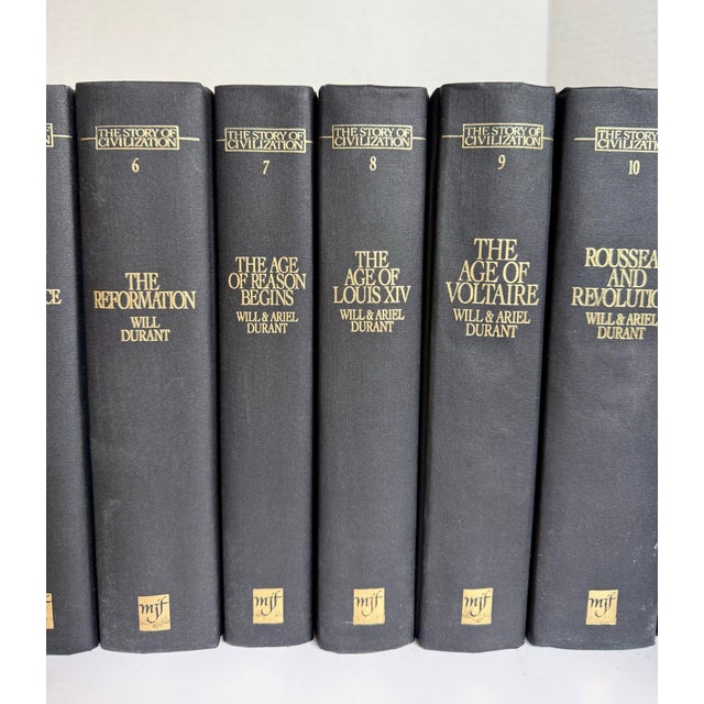 1960s 1963 Complete 12-Volume Set, the Story of Civilization by Will & Ariel Durant, Originally Published 1935 For Sale - Image 5 of 11