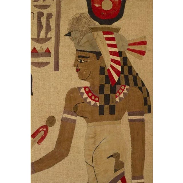 Traditional Antique Egyptian Embroidery For Sale - Image 3 of 6