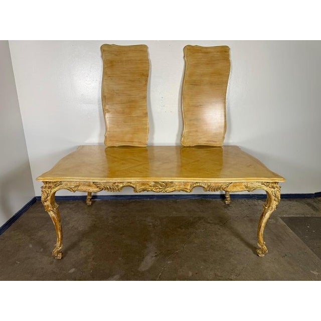 French Provincial Style Dining Table C. 1930's For Sale - Image 4 of 13