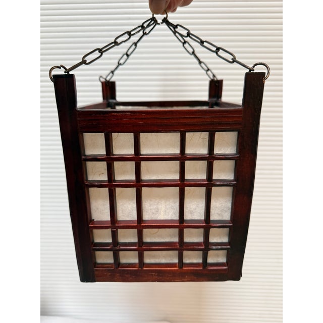 Design Plus Gallery presents a Pair of Rosewood Candle Lanterns of Japanese or Korean Design. The duo are identical and...