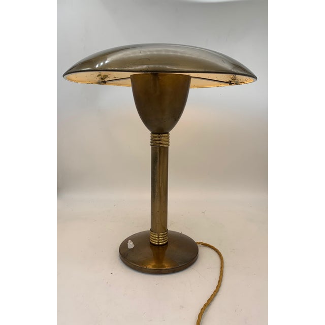1950s Brass Table Lamp from Sciolari, 1940s For Sale - Image 5 of 6