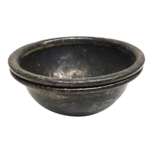 Antique Albert Pick Nickle Silver Nut Bowls - a Pair