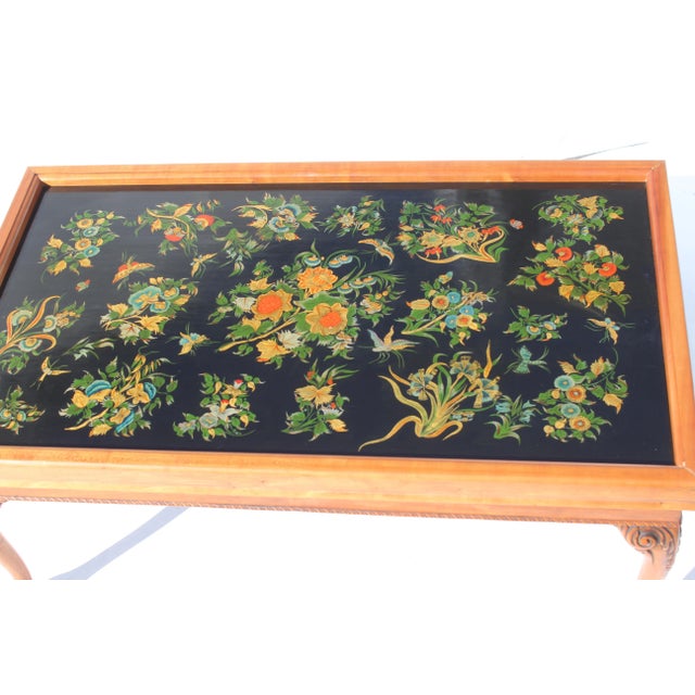 Wood 20th Century English Custom Coffee Table For Sale - Image 7 of 8