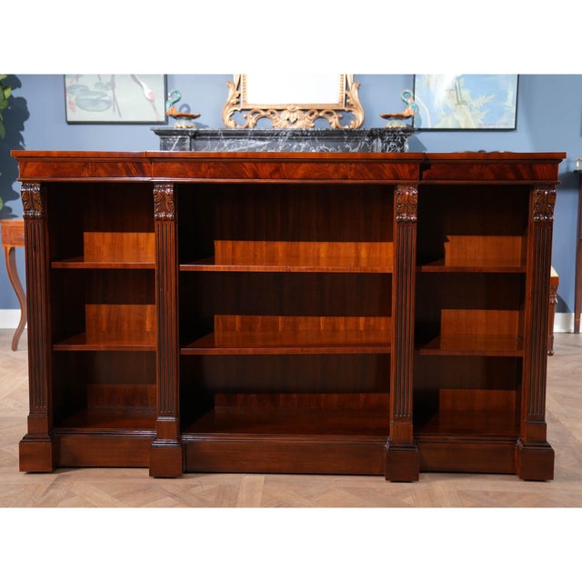 Wood Penhurst Mahogany Bookcase For Sale - Image 7 of 12