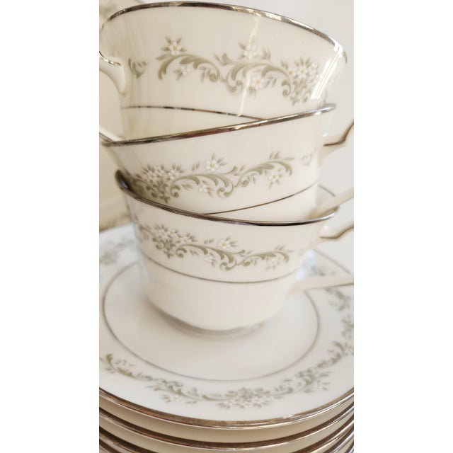 Vintage Noritake Ivory China - Parkridge (7561) Pattern Assortment- 60 Pieces For Sale - Image 9 of 12