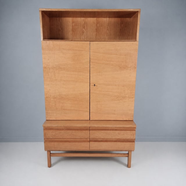 Vintage Cabinet in Ash, 1970s For Sale - Image 11 of 11
