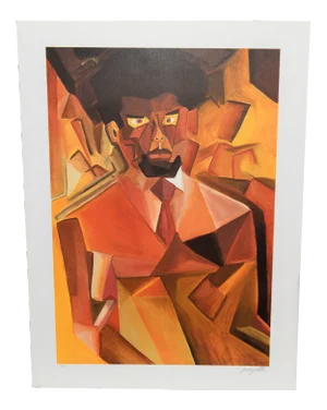1980s Lenny White Self Portrait Jazz Portfolio 81 Color Lithograph