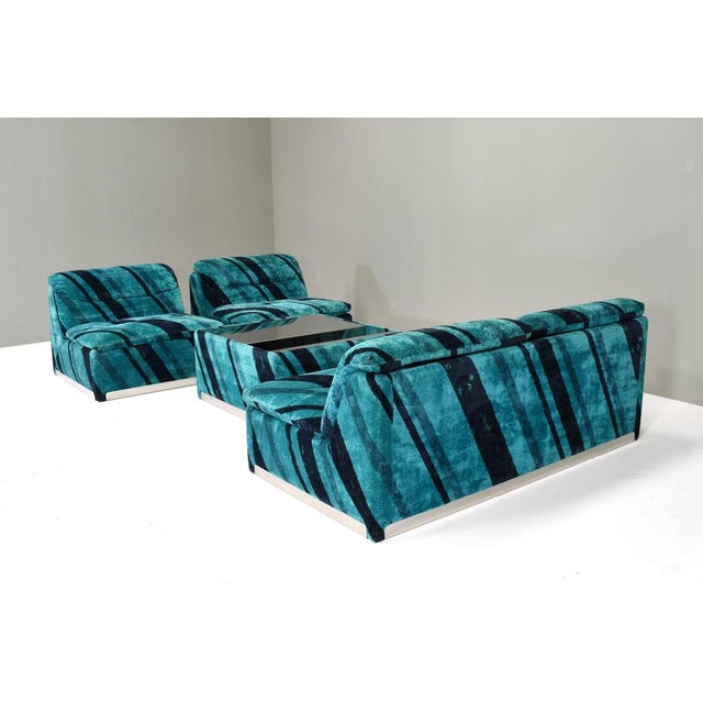 Giovanni Offredi Saporiti P10 Proposals Modular Sofa by Giovanni Offredi, 1970s, Set of 4 For Sale - Image 4 of 18