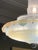 Art Deco Cascade Opalescent Frosted Glass Chandelier by Jean Gauthier for Ezan, 1930s For Sale - Image 3 of 18