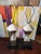 Silver Vintage Mid-Century Diamond Shaped Silver Lamps - a Pair For Sale - Image 8 of 8