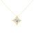 Exquisitely crafted to become an heirloom, this 10K yellow gold necklace bridges classic elegance with modern design. At...