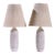 Lee Rosen for Design Technics Ceramic Table Lamp - Pair For Sale