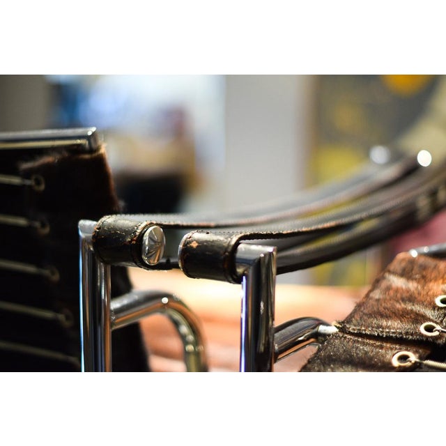 Set of LC1 Leather Armchairs by Le Corbusier for Cassina, 1966 For Sale - Image 10 of 18