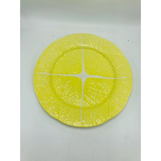 1980s Ceramic Cabbage Platter For Sale - Image 5 of 5