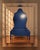 Vintage Gettysburg Furniture - Navy Blue Vanity With Mirror For Sale - Image 11 of 12