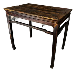 Antique Rectangular Table With Original Patina