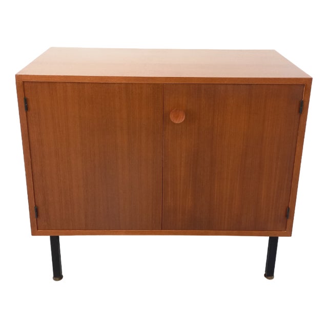 Small Vintage Modernist Row Storage Unit in Teak, 1960s For Sale
