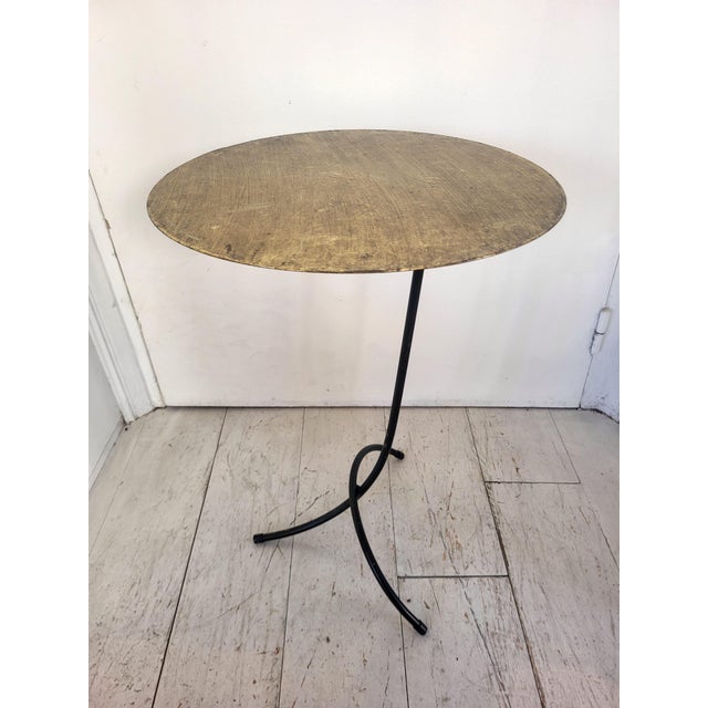 Vintage Golden Side Table, 1970s For Sale - Image 4 of 4