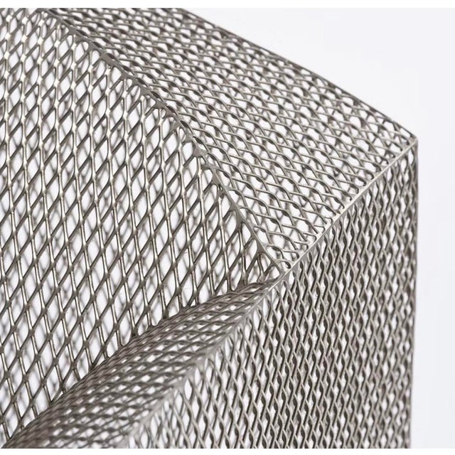 Silver How High the Moon Chairs by Shiro Kuramata for Vitra, 1987, Set of 2 For Sale - Image 8 of 18