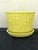 Chinoiserie Vintage Mid-Century McCoy Yellow Bamboo Cache Pot Planter For Sale - Image 3 of 6