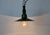 Industrial Green Enamel Military Pendant Lamp with Cast Aluminium Top, 1960s For Sale - Image 9 of 18