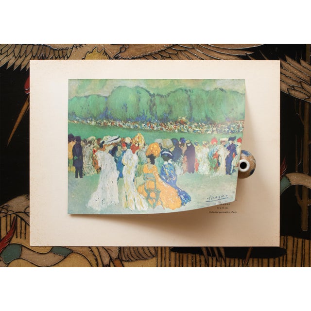 1940s 1940s After P. Picasso, "Longchamp" First Edition Period Swiss Offset Lithograph For Sale - Image 5 of 8