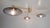 Trio Angolo Polished Brass Smoky Glass Flush Mount by Fabio LTD For Sale - Image 6 of 7