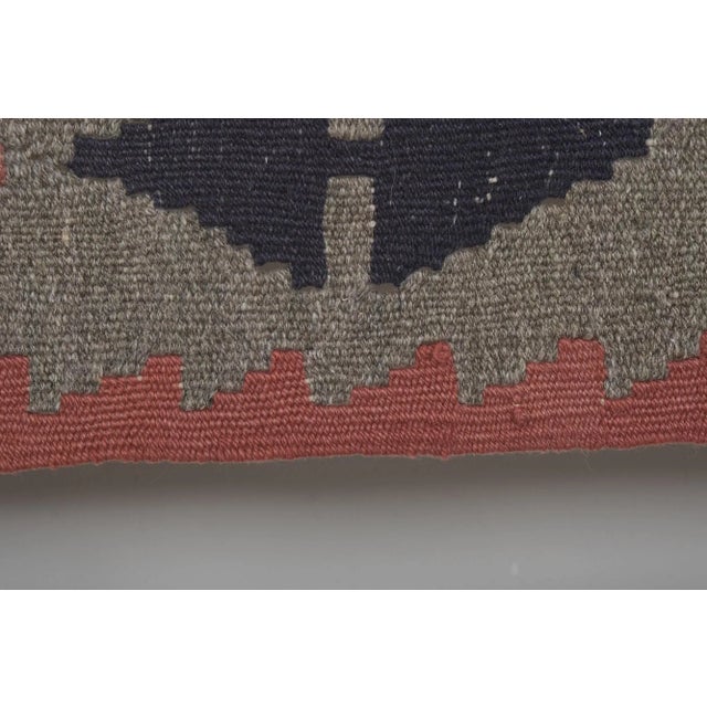 Ecru Colorful Turkish Kilim Rug For Sale - Image 8 of 13