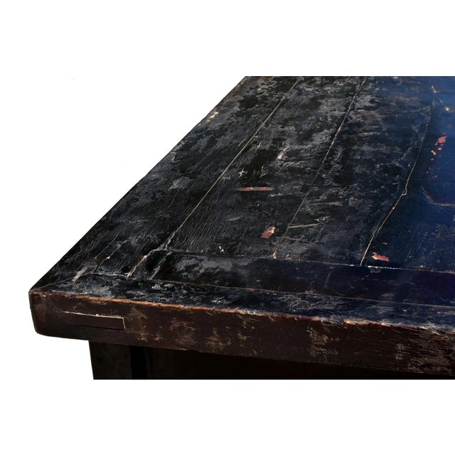 Early 19th Century Monumental 19th Century Black Chinese Sideboard For Sale - Image 5 of 13