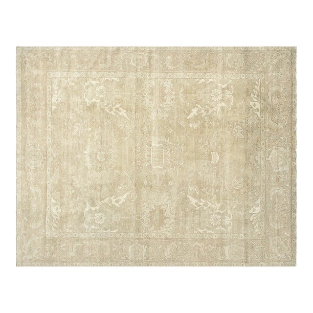 1960s Egyptian Sultanabad Rug For Sale