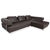 Modern Brand Face Corner Sofa in Brown Leather from Ewald Schillig For Sale - Image 3 of 18