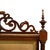 Gold Victorian Barley Twist Rosewood Bead Embroidered Peacock Fireplace Screen C1870 For Sale - Image 8 of 11
