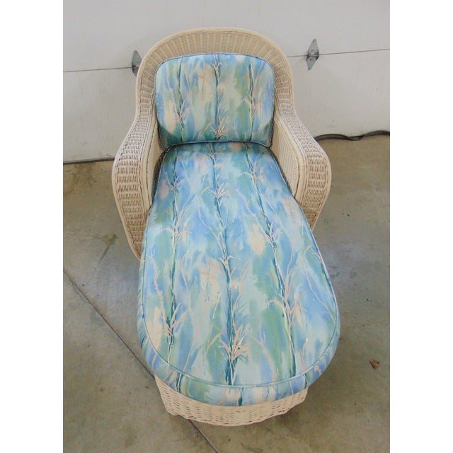 Henry Link Modern Design Wicker Chaise Lounge Chairish