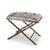 Metal Lauderdale Brass Bamboo Leg Bench, Herons For Sale - Image 7 of 7