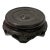 3.75" Oriental Motif Brown Wood Round Table Top Stand Riser For Sale