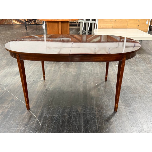 Henkel Harris Henkel-Harris Virginia Galleries Extension Dining Table For Sale - Image 4 of 12