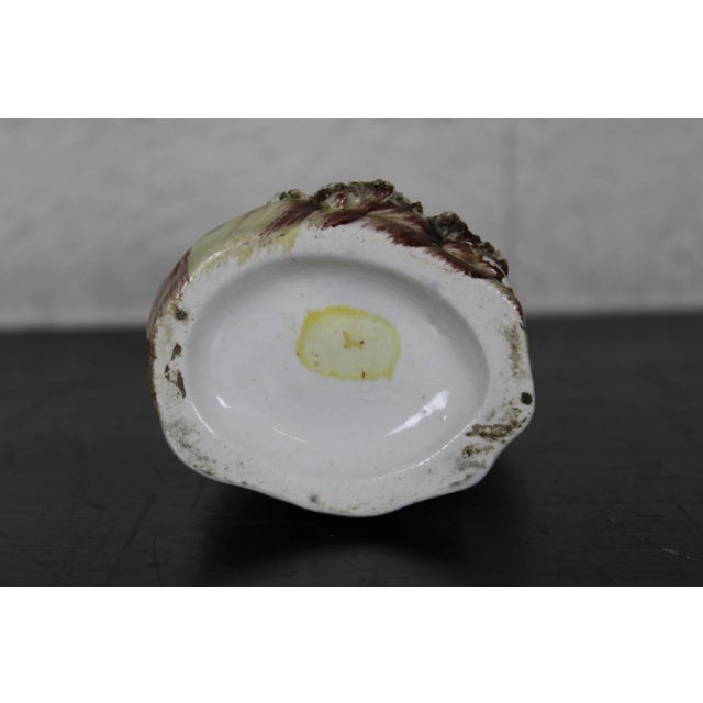 White Antique Late 19th Century English Staffordshire Porcelain Figurine Girl Seated on Waterfall Bird For Sale - Image 8 of 13