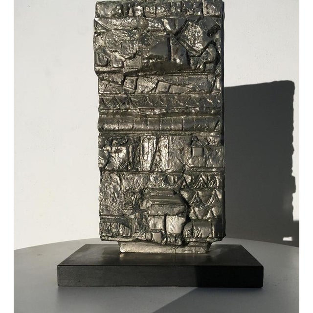 1980s Edmondo Cirillo, Italian Abstract Sculpture, 1985, Bronze For Sale - Image 5 of 18