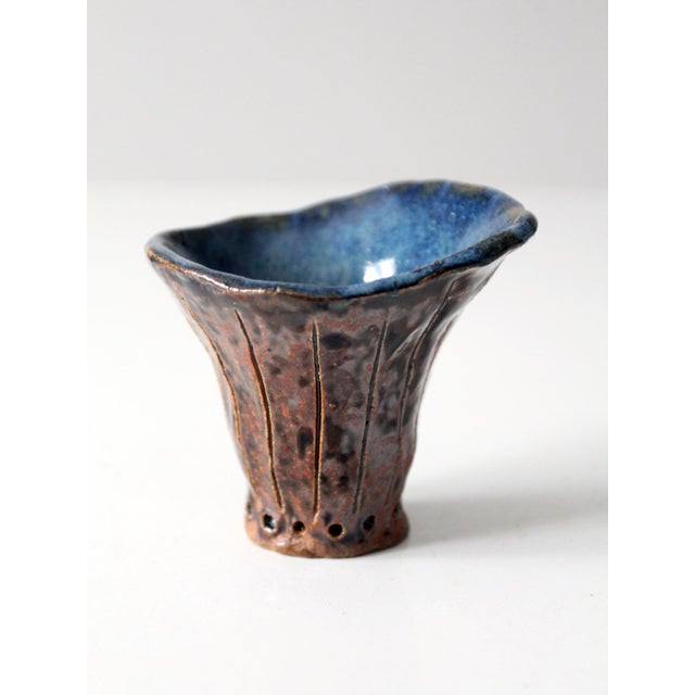 Vintage Studio Pottery Vase For Sale - Image 4 of 11