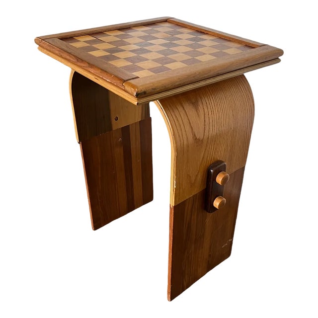 David Levy American Craftsman Gaming Chess Table For Sale