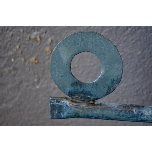 Metal Vintage Zinc Weather Vane For Sale - Image 7 of 18