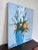 “The Blue Vase” Original Floral Still Life Painting by Linda McDonough For Sale - Image 10 of 12