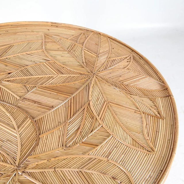 Vintage Rattan Coffee Table, in Flawless conditions. Designed 1970 to 1979
