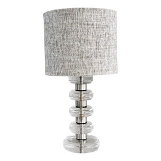 Vintage Italian Table Lamp in Acrylic, 1970s For Sale