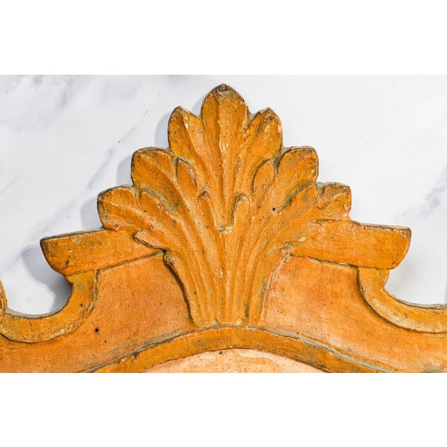 Baroque Stunning Baroque 18th Century Antique Italian Carved Wood Tridentine Latin Mass Altar Card Home Decor For Sale - Image 3 of 14